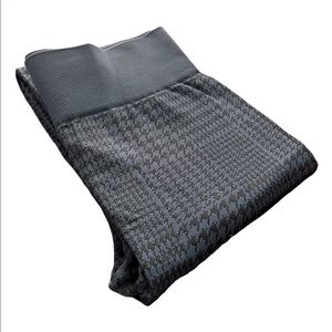 Houndstooth Navy/Black Leggings S/M